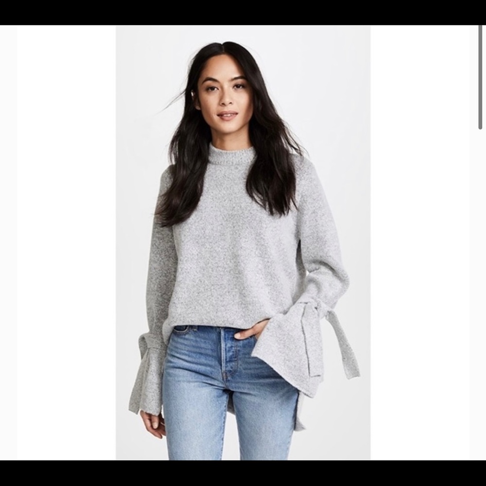 NWOT - JOA Tie Sleeve Sweater